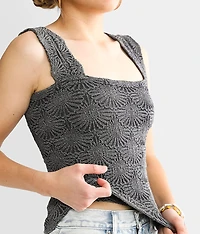 Love Letter Cropped Cami Tank Top