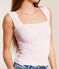 Love Letter Cropped Cami Tank Top