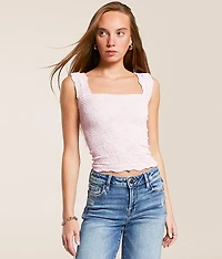 Love Letter Cropped Cami Tank Top