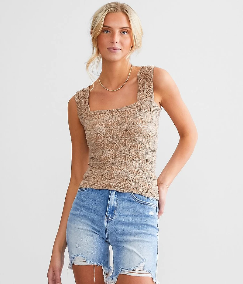 Love Letter Cropped Cami Tank Top