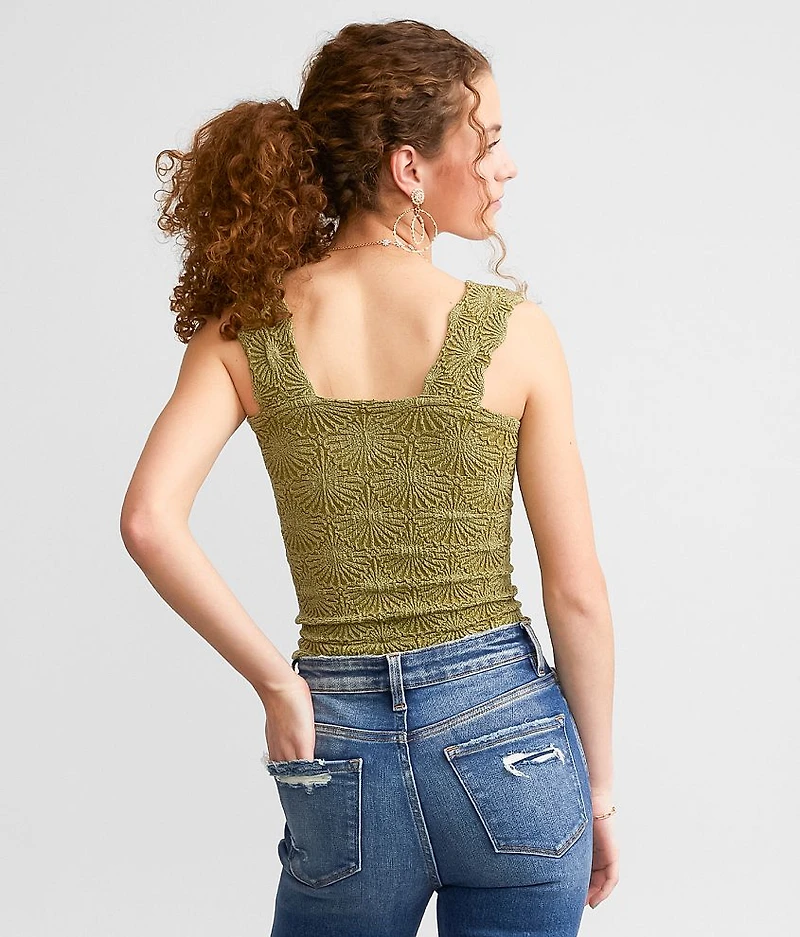 Love Letter Cropped Cami Tank Top