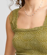 Love Letter Cropped Cami Tank Top