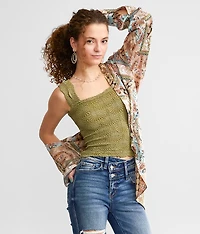 Love Letter Cropped Cami Tank Top