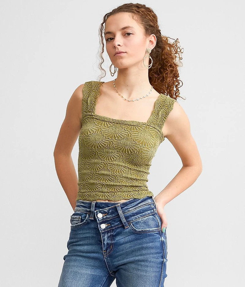 Love Letter Cropped Cami Tank Top