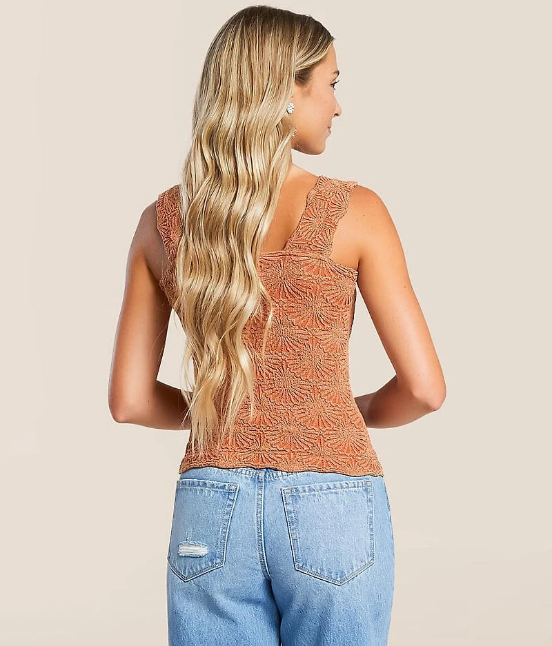 Love Letter Cropped Cami Tank Top