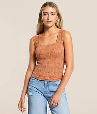 Love Letter Cropped Cami Tank Top