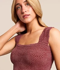 Love Letter Cropped Cami Tank Top