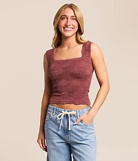 Love Letter Cropped Cami Tank Top