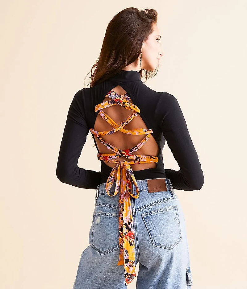 Straps Back Bodysuit