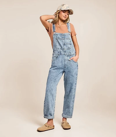 Ziggy Denim Cuffed Overalls