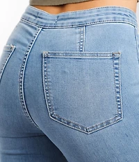 Youthquake Cropped Flare Stretch Jean
