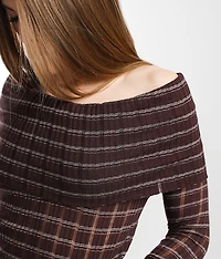 Snowbunny Off The Shoulder Top