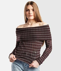 Snowbunny Off The Shoulder Top