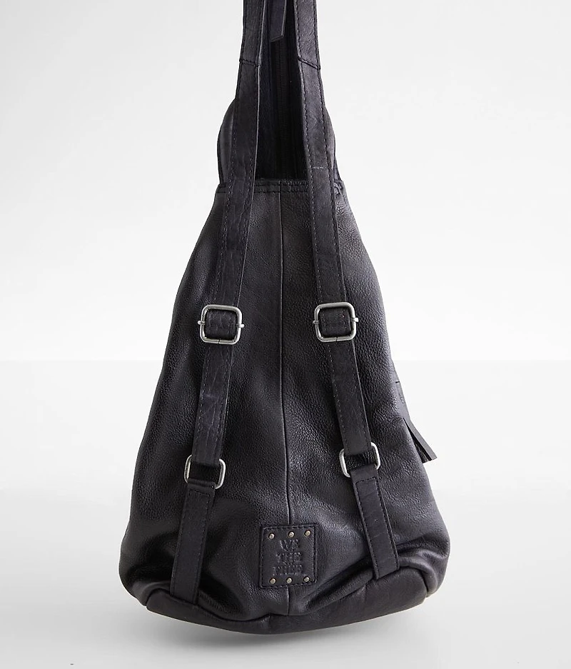 Soho Convertible Leather Sling Backpack
