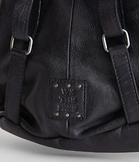 Soho Convertible Leather Sling Backpack