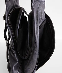Soho Convertible Leather Sling Backpack
