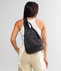 Soho Convertible Leather Sling Backpack