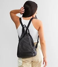 Soho Convertible Leather Sling Backpack