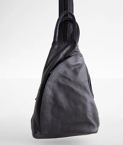 Soho Convertible Leather Sling Backpack