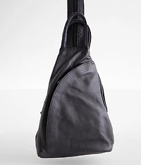 Soho Convertible Leather Sling Backpack