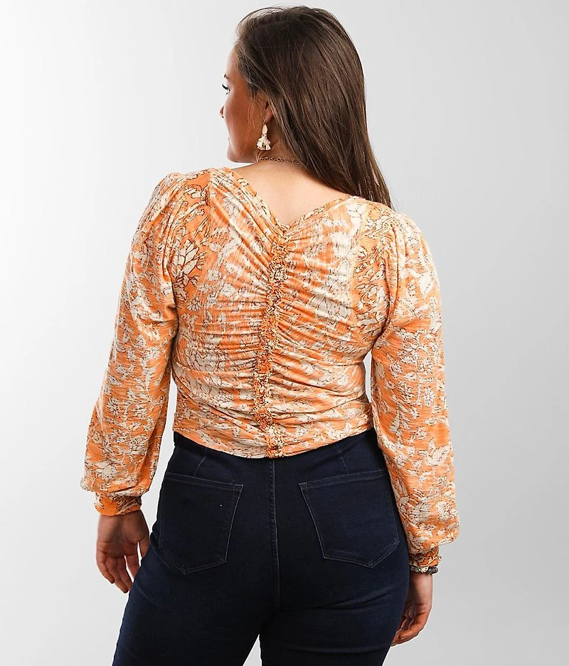 Say The Word Cropped Top