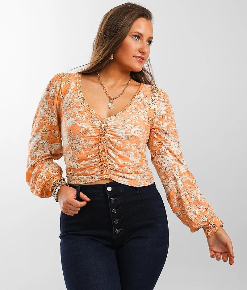 Say The Word Cropped Top