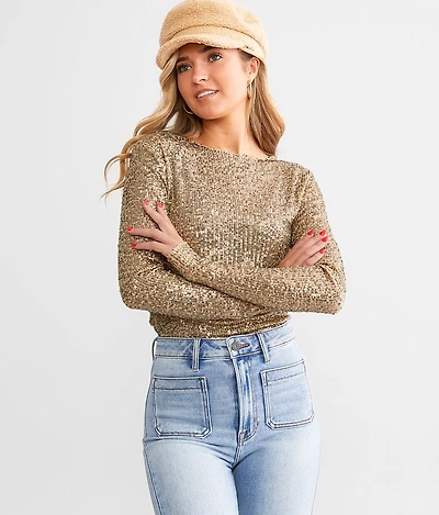 Free People Gold Rush Top