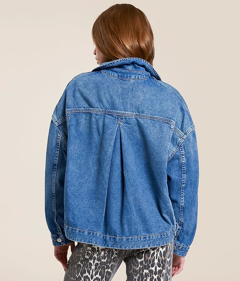Opal Swing Oversized Denim Jacket