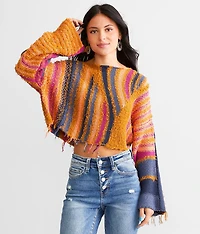 Baja Cropped Sweater