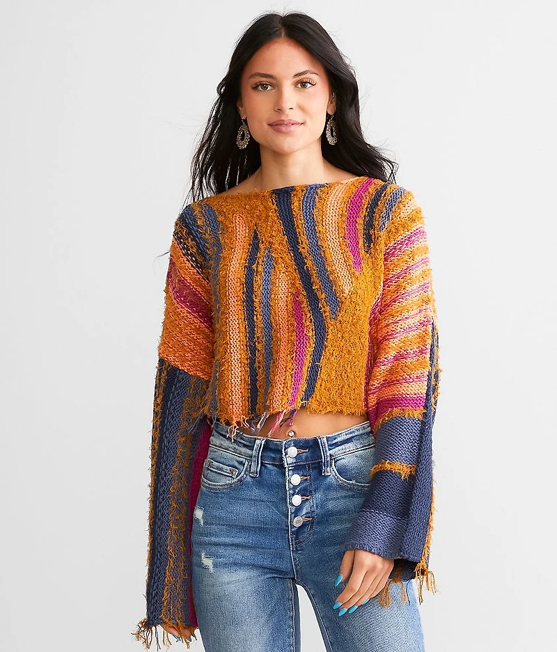 Baja Cropped Sweater