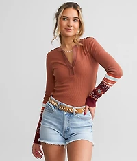 Mikah Notch Neck Top