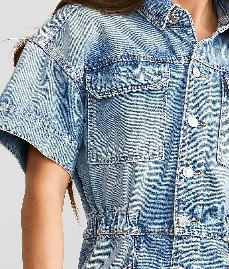 Marci Denim Overall Short
