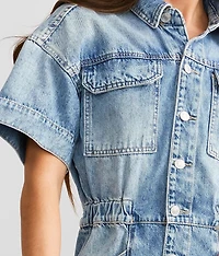 Marci Denim Overall Short