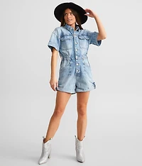 Marci Denim Overall Short