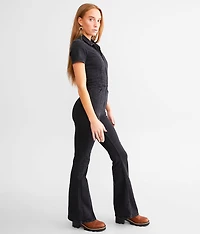 Jayde Denim Flared Jumpsuit