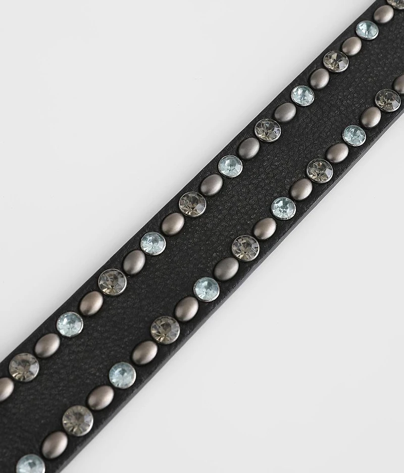 Rockaway Studded Leather Belt