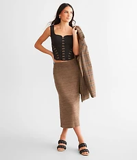 Gold Hour Midi Skirt