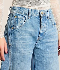 We The Free Good Luck Mid-Rise Barrel Jean