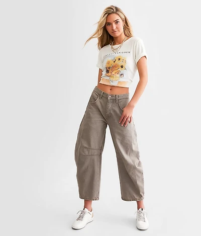 We The Free Good Luck Mid-Rise Barrel Jean