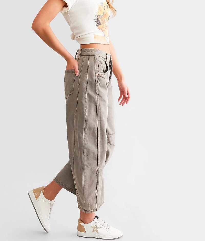 We The Free Good Luck Mid-Rise Barrel Jean