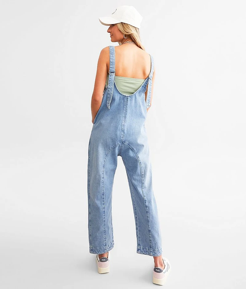 High Roller Overall Denim Jumpsuit