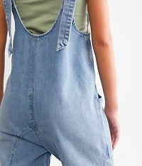 High Roller Overall Denim Jumpsuit