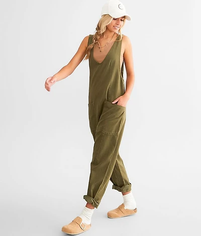 High Roller Denim Jumpsuit