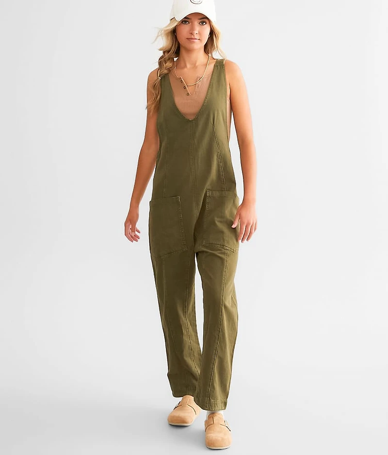 High Roller Denim Jumpsuit