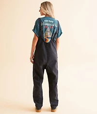 High Roller Overall Denim Jumpsuit