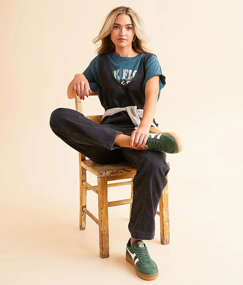 High Roller Overall Denim Jumpsuit