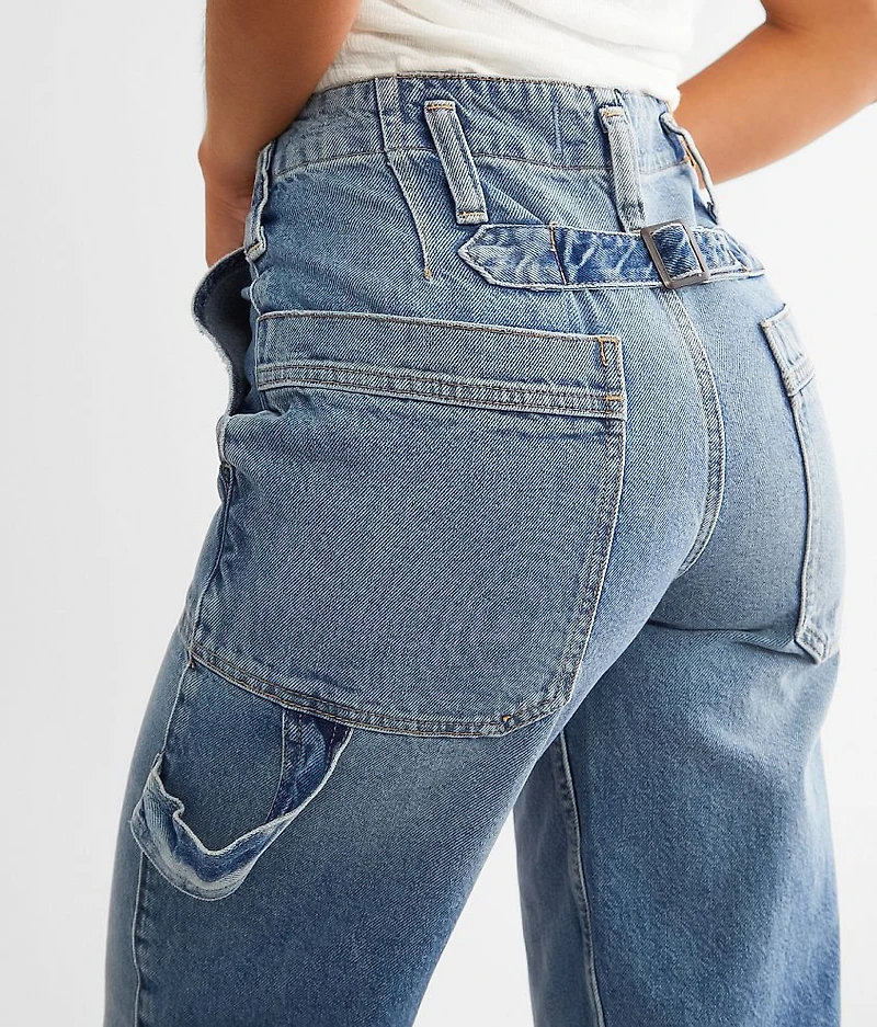 Major Leagues Cuffed Cropped Jean