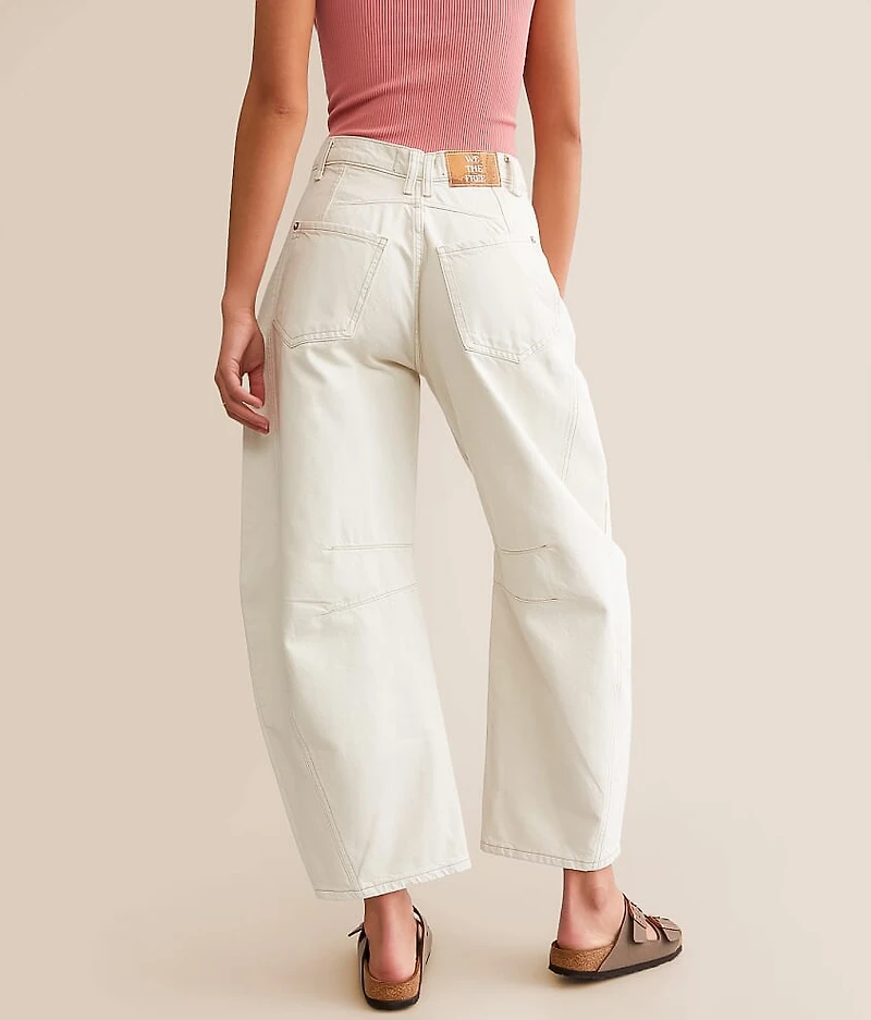 We The Free Good Luck Mid-Rise Barrel Jean