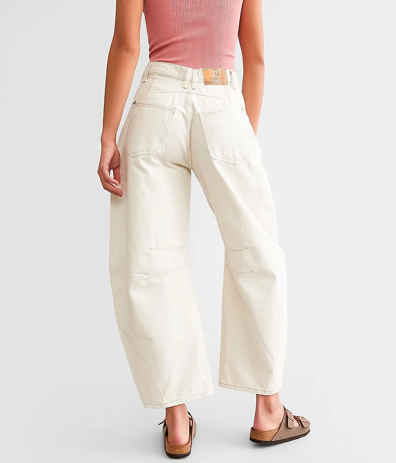 We The Free Good Luck Mid-Rise Barrel Jean