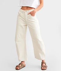 We The Free Good Luck Mid-Rise Barrel Jean